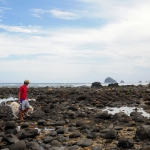 View of Aniao islets in the distance from Lukso-Lukso