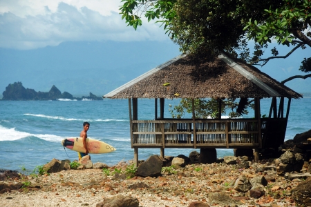 Surfing at Lukso-Lukso